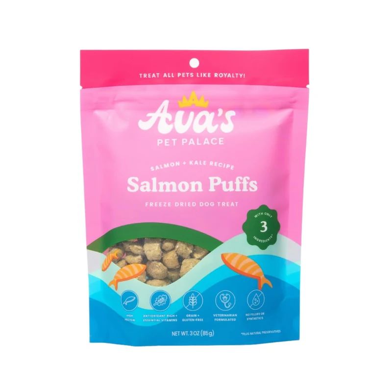 Salmon puff treats Ava Dog Food Dog food